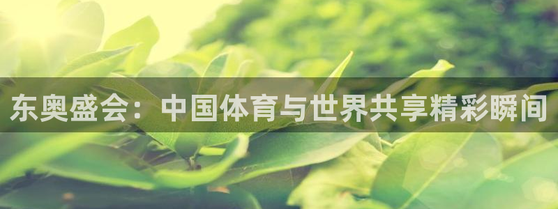 柠檬直播jrs：东奥盛会：中国体育与世界共享精彩瞬间